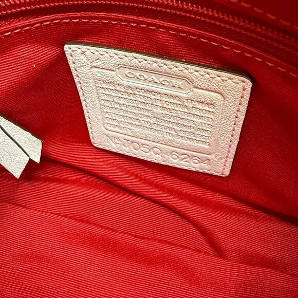 y2k COACH Vintage Poppy for Peace Demi Mini Shoulder Bag - Picture 8 of 13